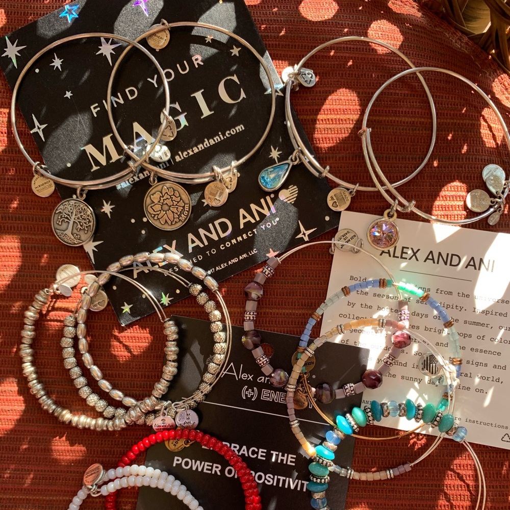 Alex and Ani bracelets - 13